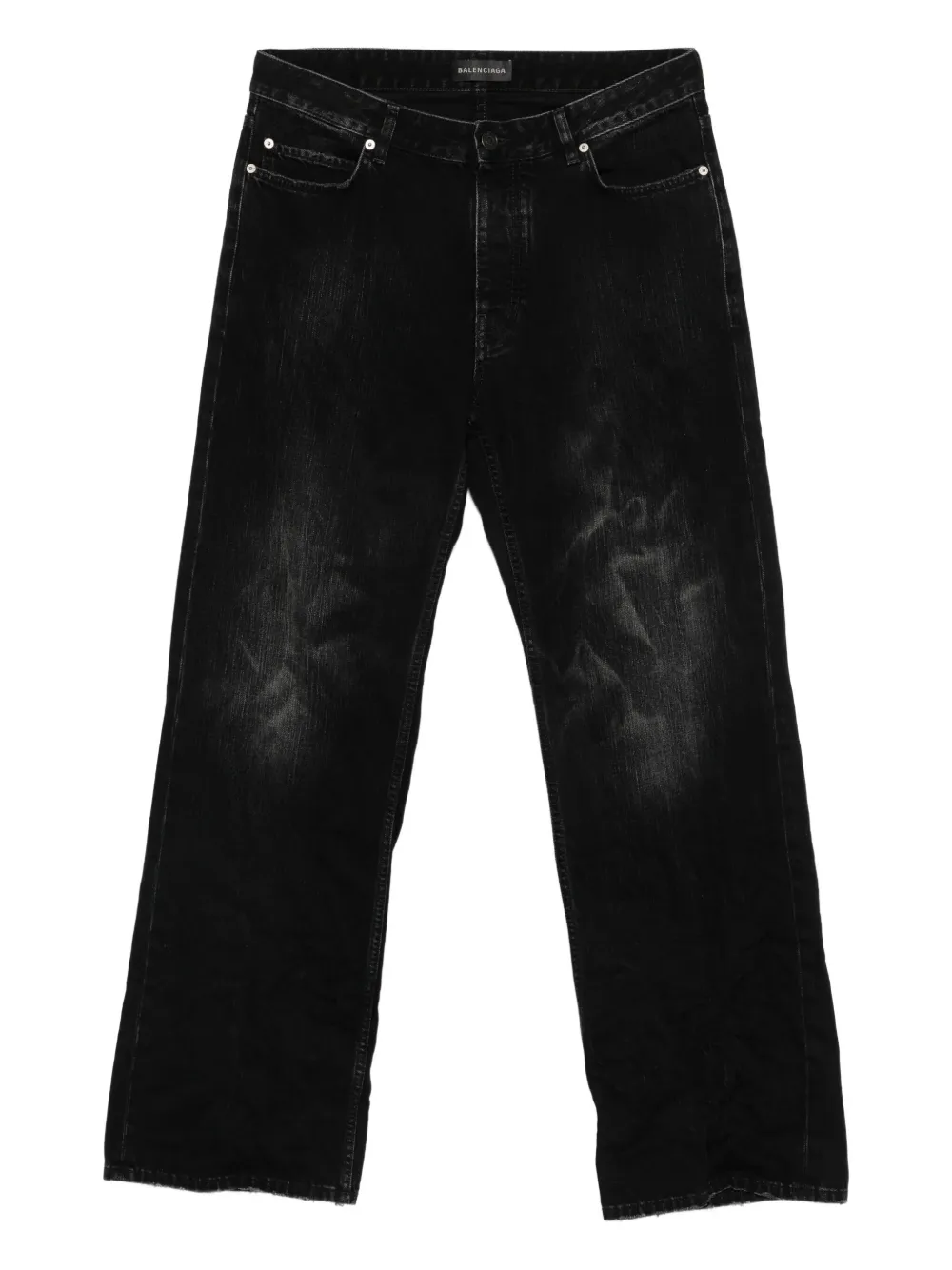 Balenciaga button-fastening jeans