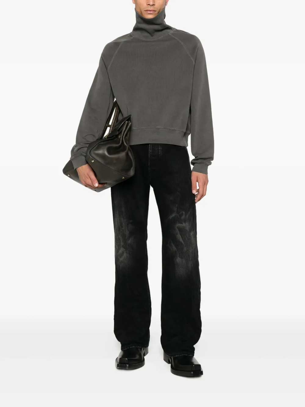 Balenciaga button-fastening jeans Zwart