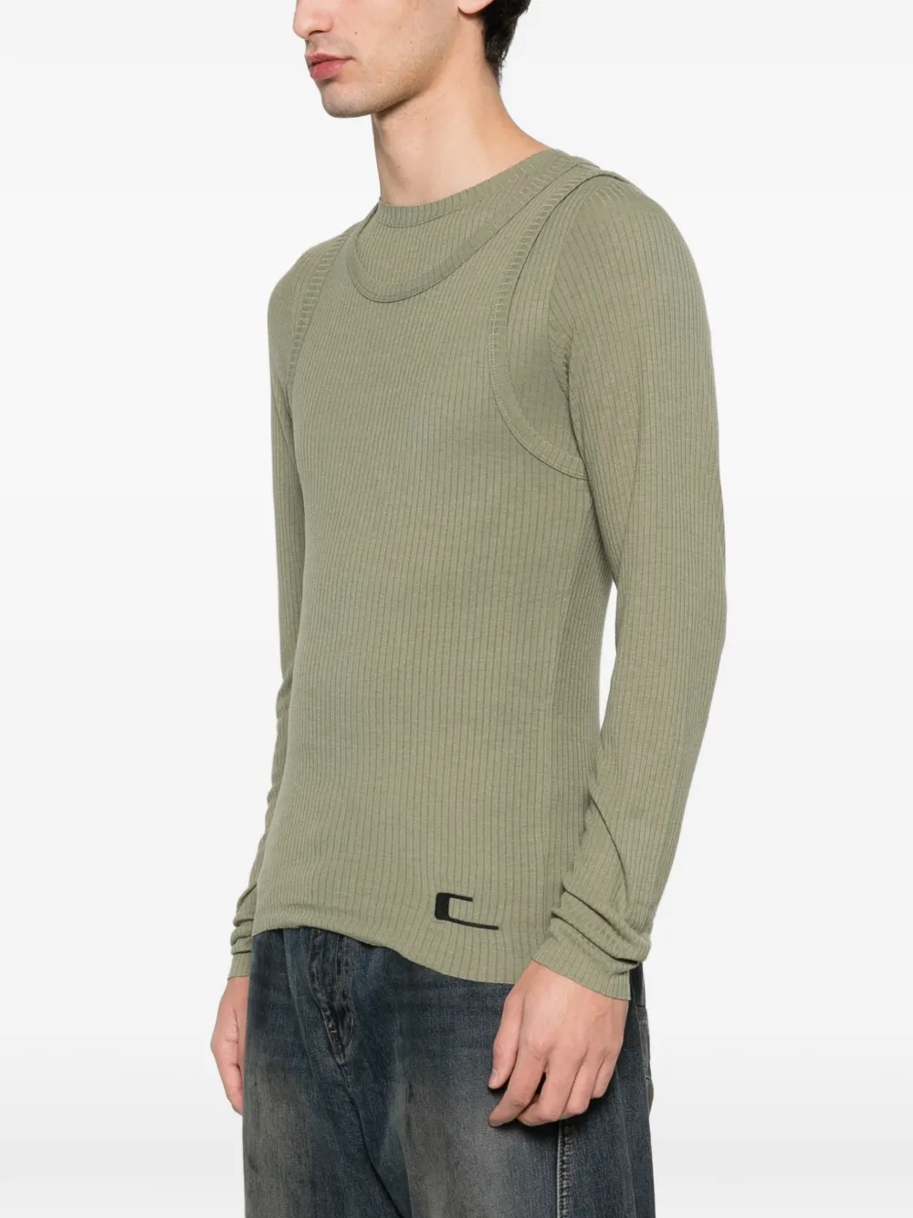 Carrer Doria ribbed double-layer | T-Shirts | Image 2