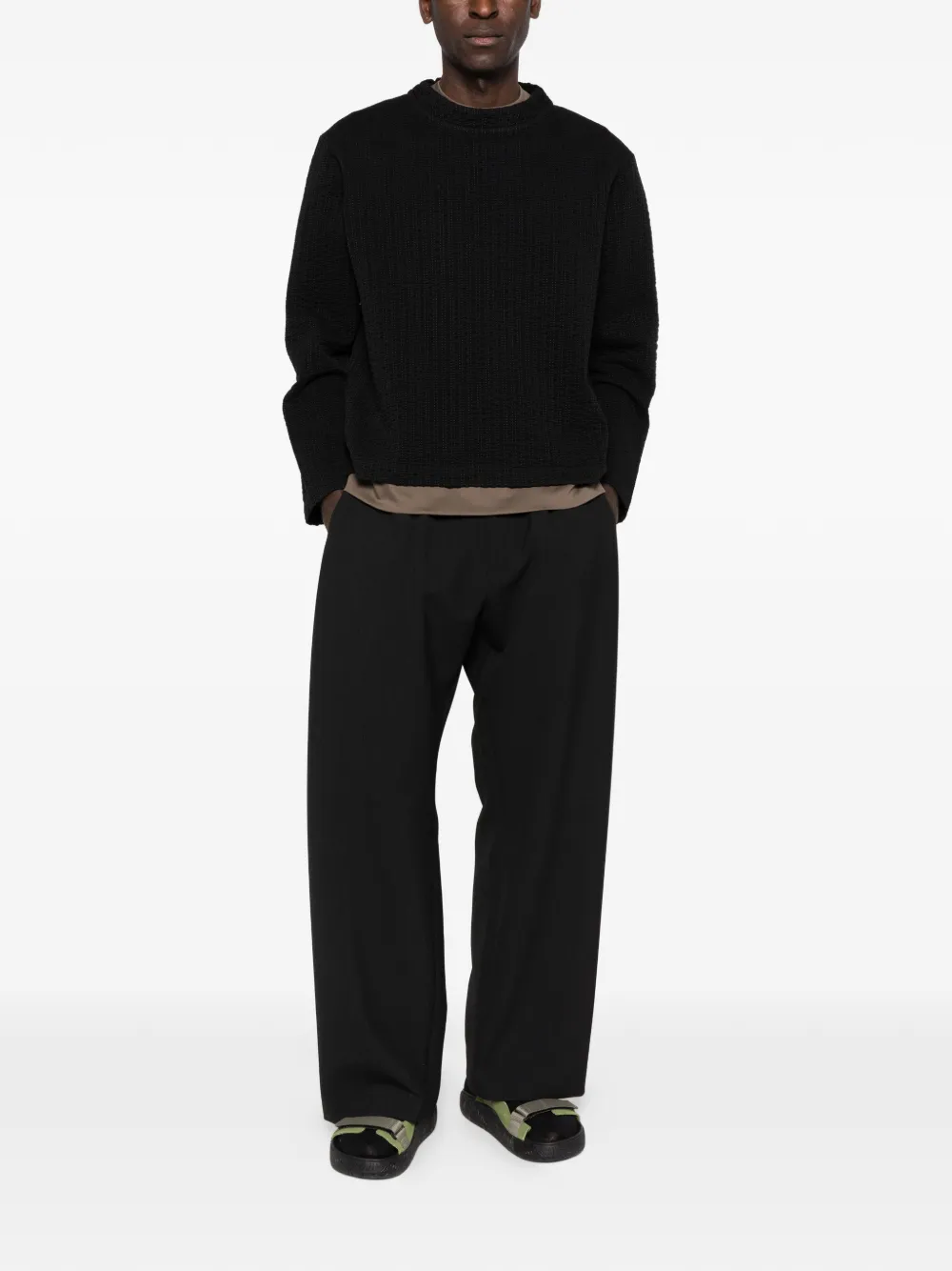 Craig Green embroidered crew-neck sweatshirt - Zwart