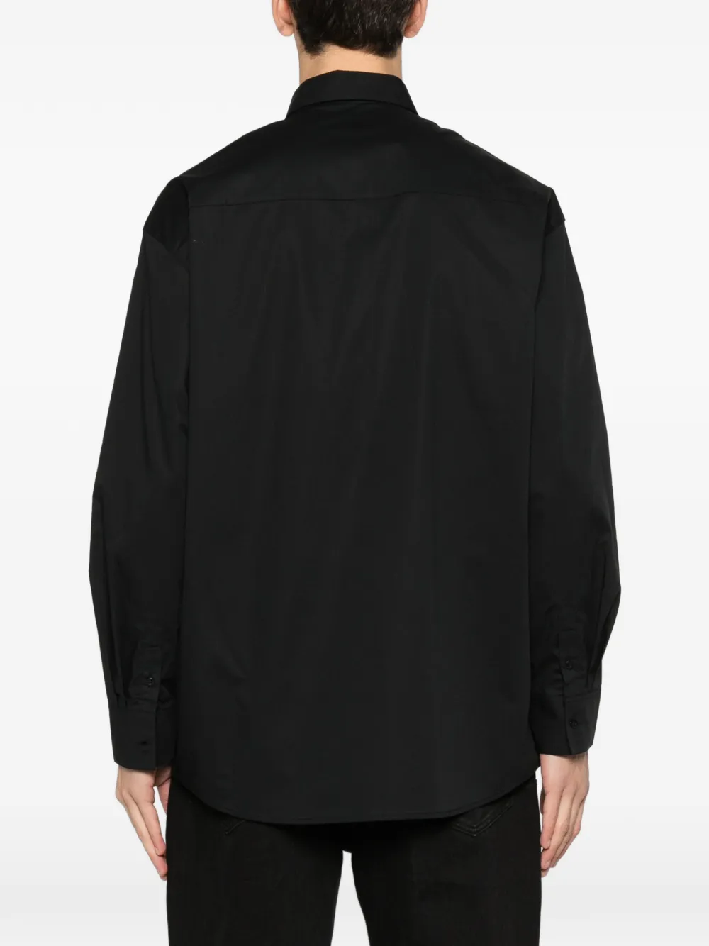 Karl Lagerfeld Overhemd met Ikonik Karl-print Zwart