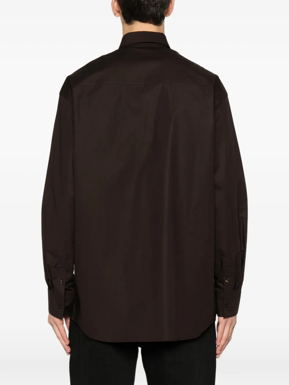 Karl Lagerfeld Overhemd met logo Bruin