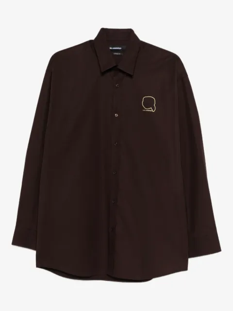 Karl Lagerfeld camisa con detalle del logo