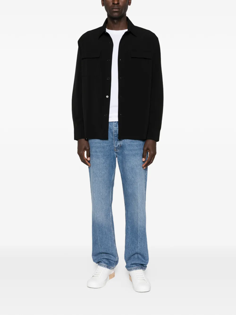 Karl Lagerfeld long-sleeve shirt - Zwart