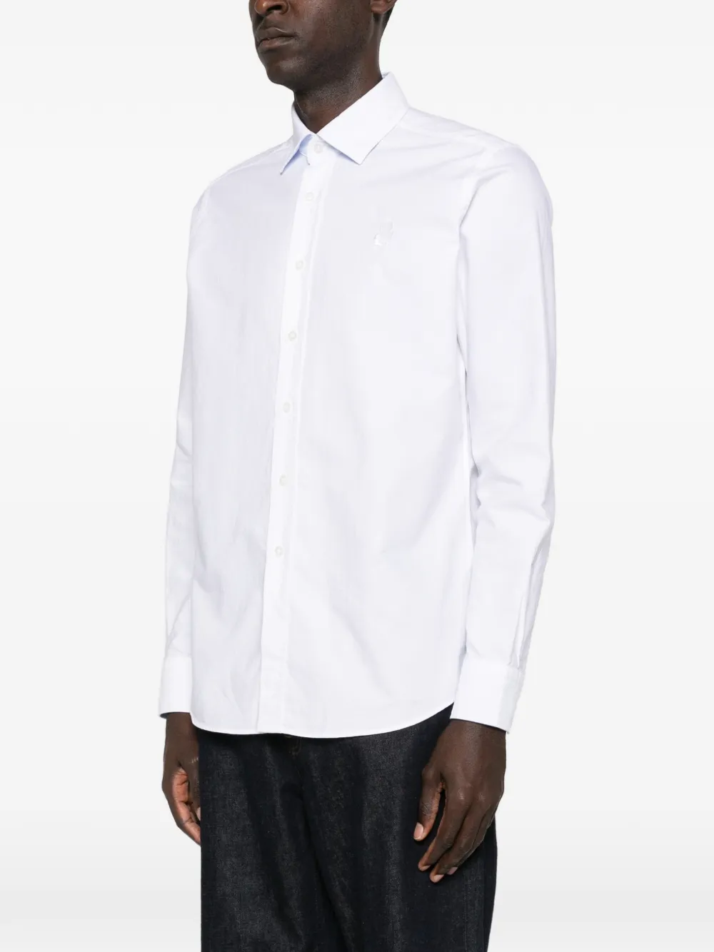Karl Lagerfeld Overhemd met logopatroon Wit