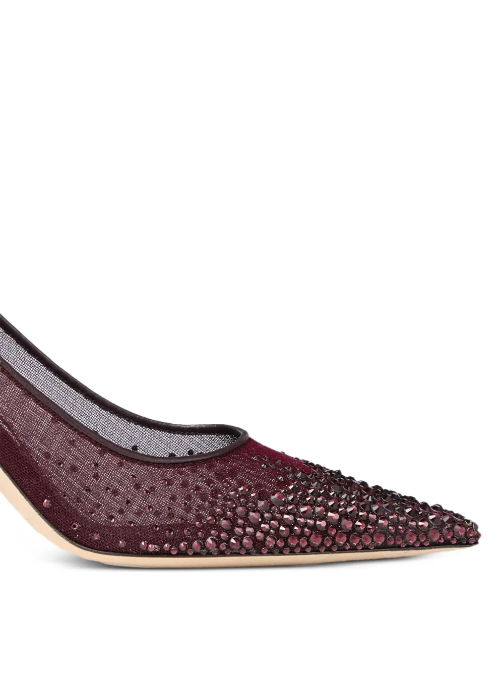 Jimmy Choo Love embellished pumps Rood