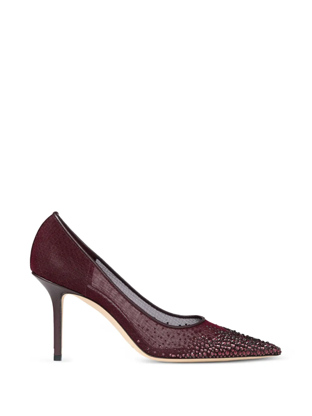 Jimmy Choo Love embellished pumps Rood