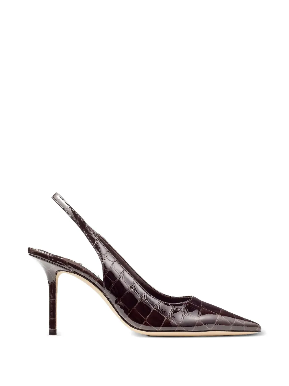 Jimmy Choo Love croc-effect slingback pumps Bruin