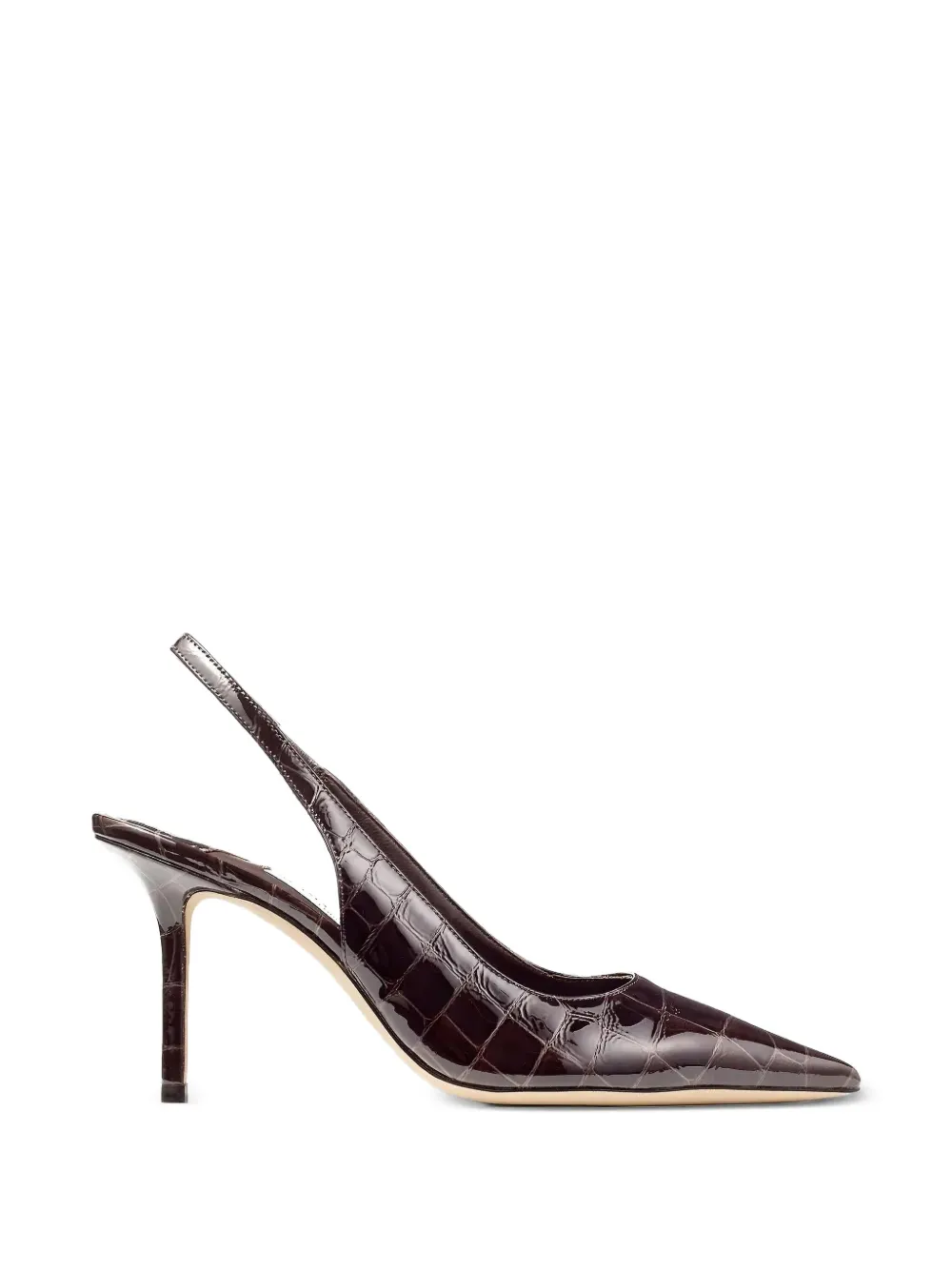 Jimmy Choo Love croc-effect slingback pumps Bruin