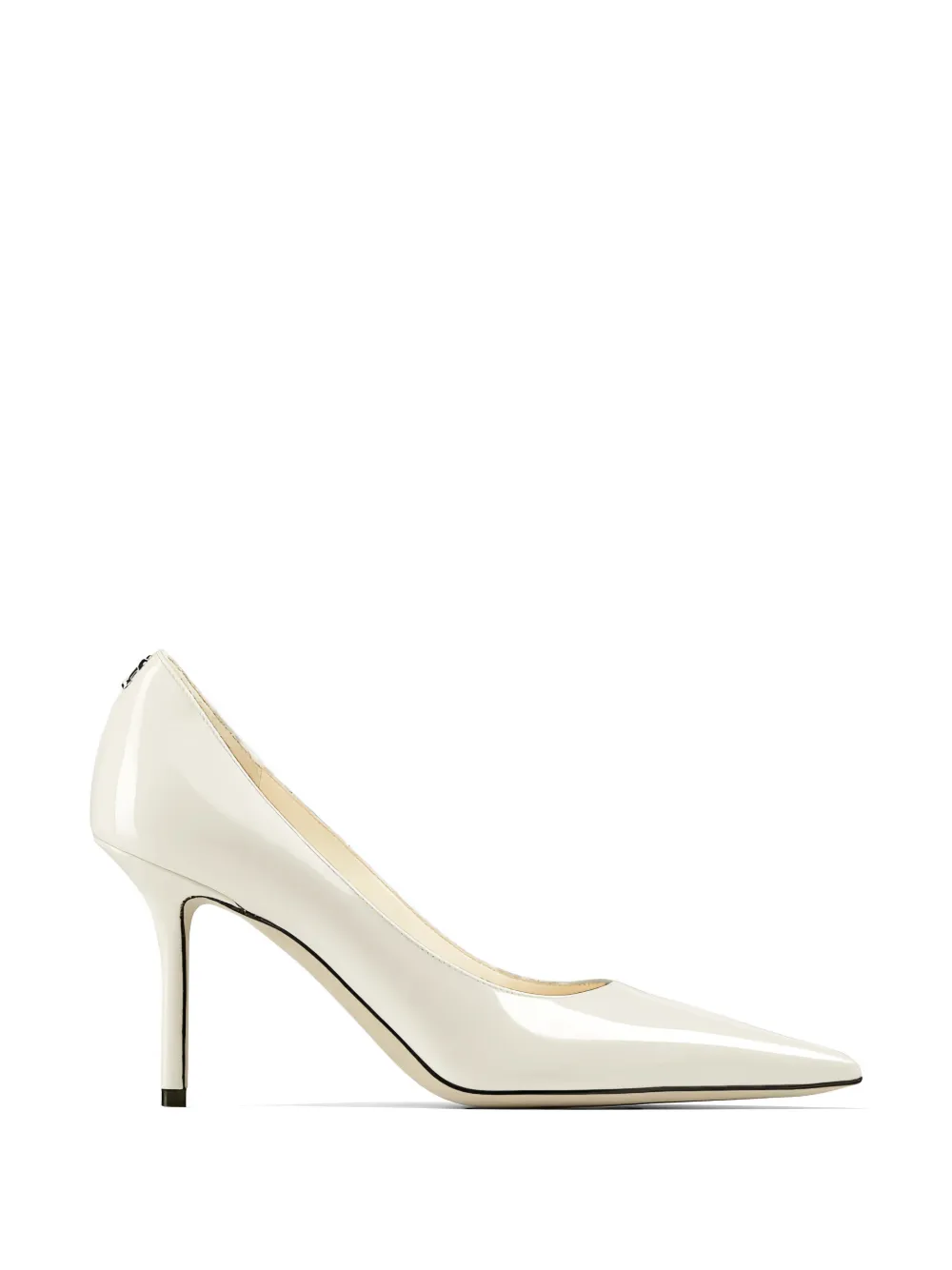 Jimmy Choo Love leren pumps met puntige neus Beige