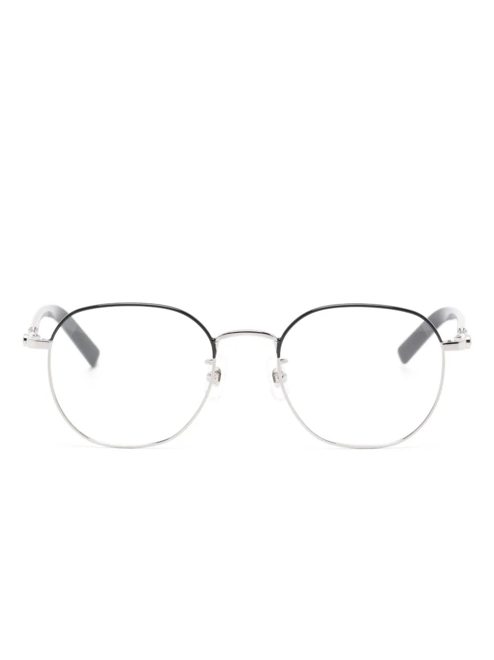 Montblanc geometric-frame glasses | Black | Image 1