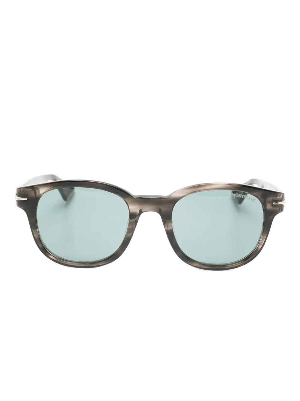 Montblanc round-frame sunglasses | Brown | Image 1