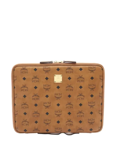 MCM Pre-Owned 2010's logo-print zip tablet case