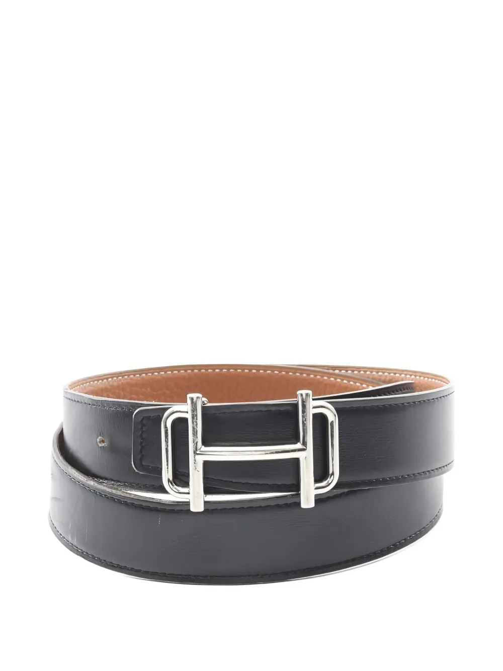 Hermès Pre-Owned 2023 Royale reversible leather belt | Black | Image 1