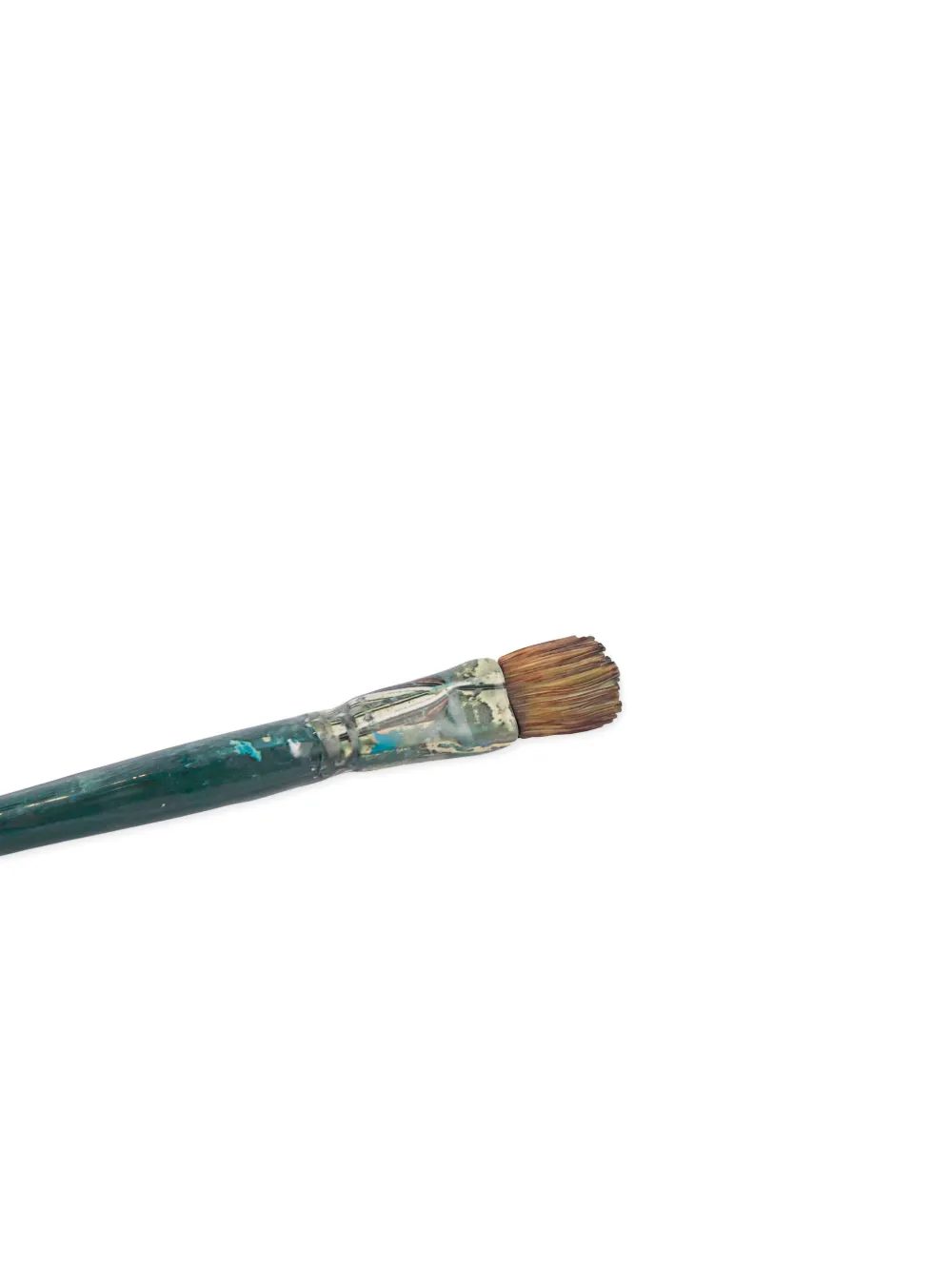brush-motif brooch
