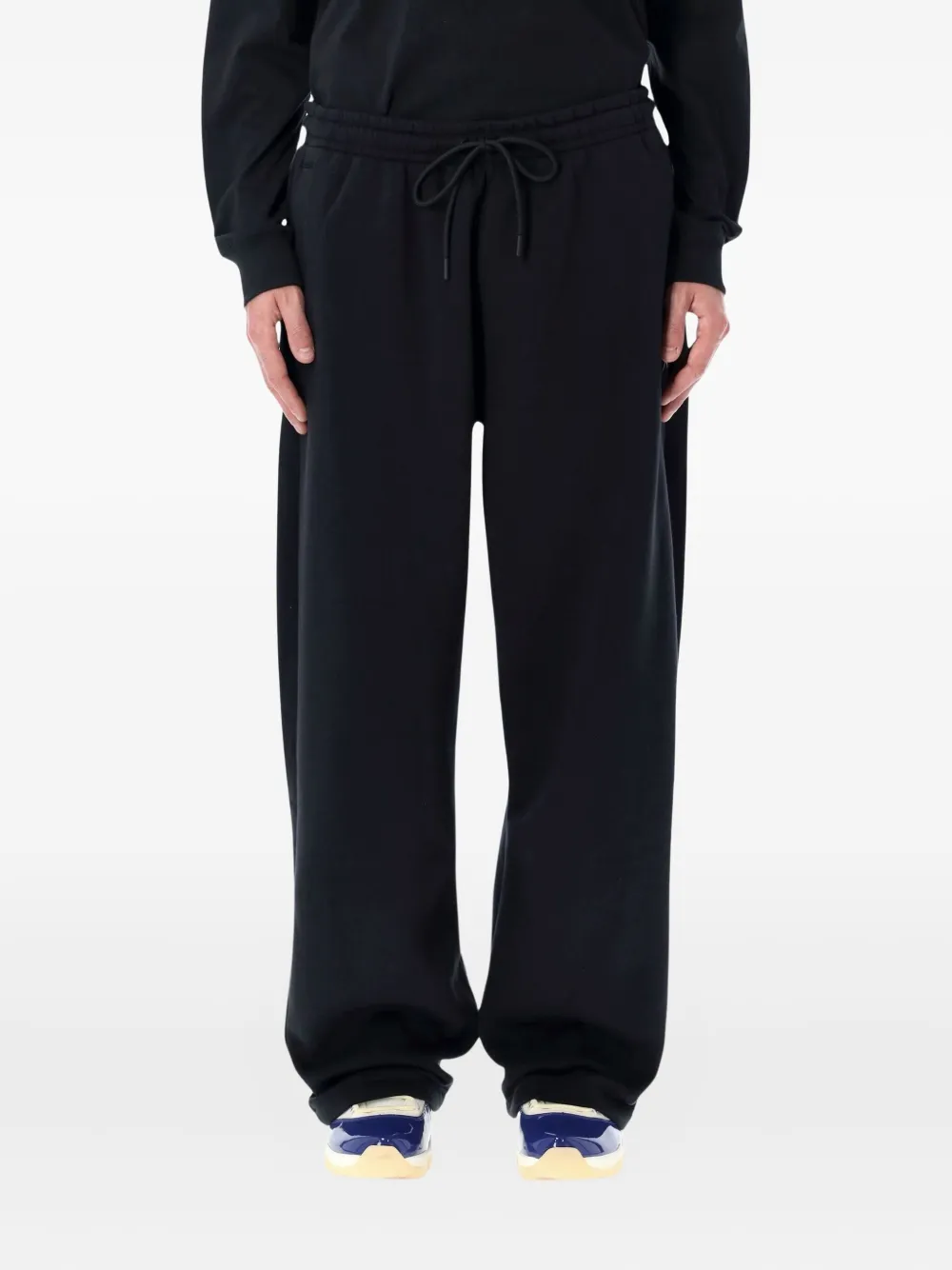 Jordan drawstring-fastening logo-detail track pants | Black | Image 1