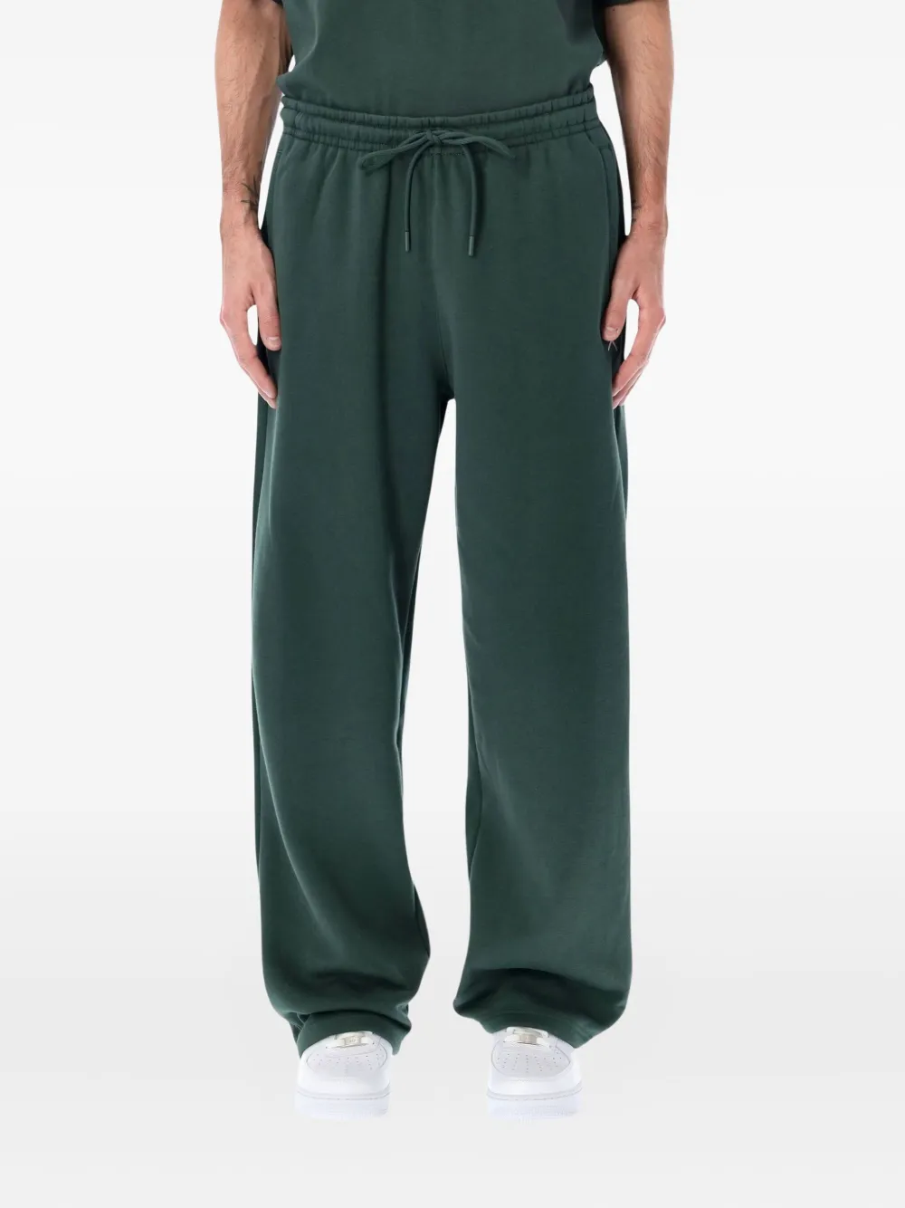 Jordan drawstring-fastening logo-detail track pants | Green | Image 1