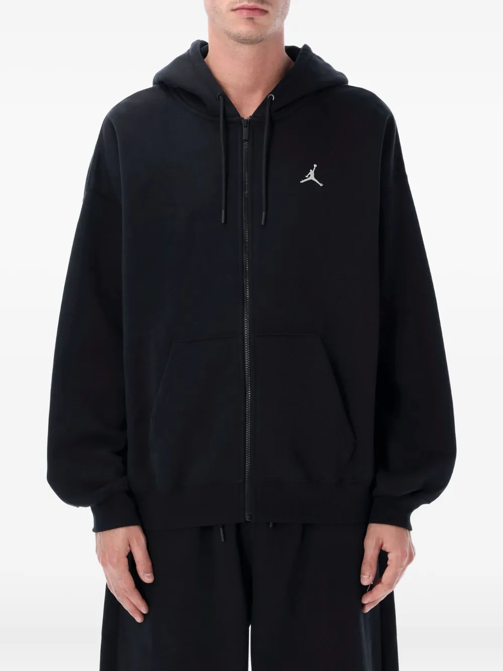 Jordan zip-fastening hoodie | Black | Image 1
