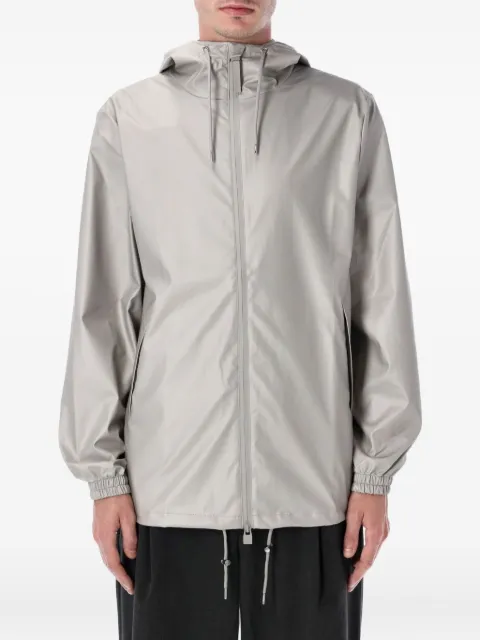 Rains zip-fastening hooded jacket