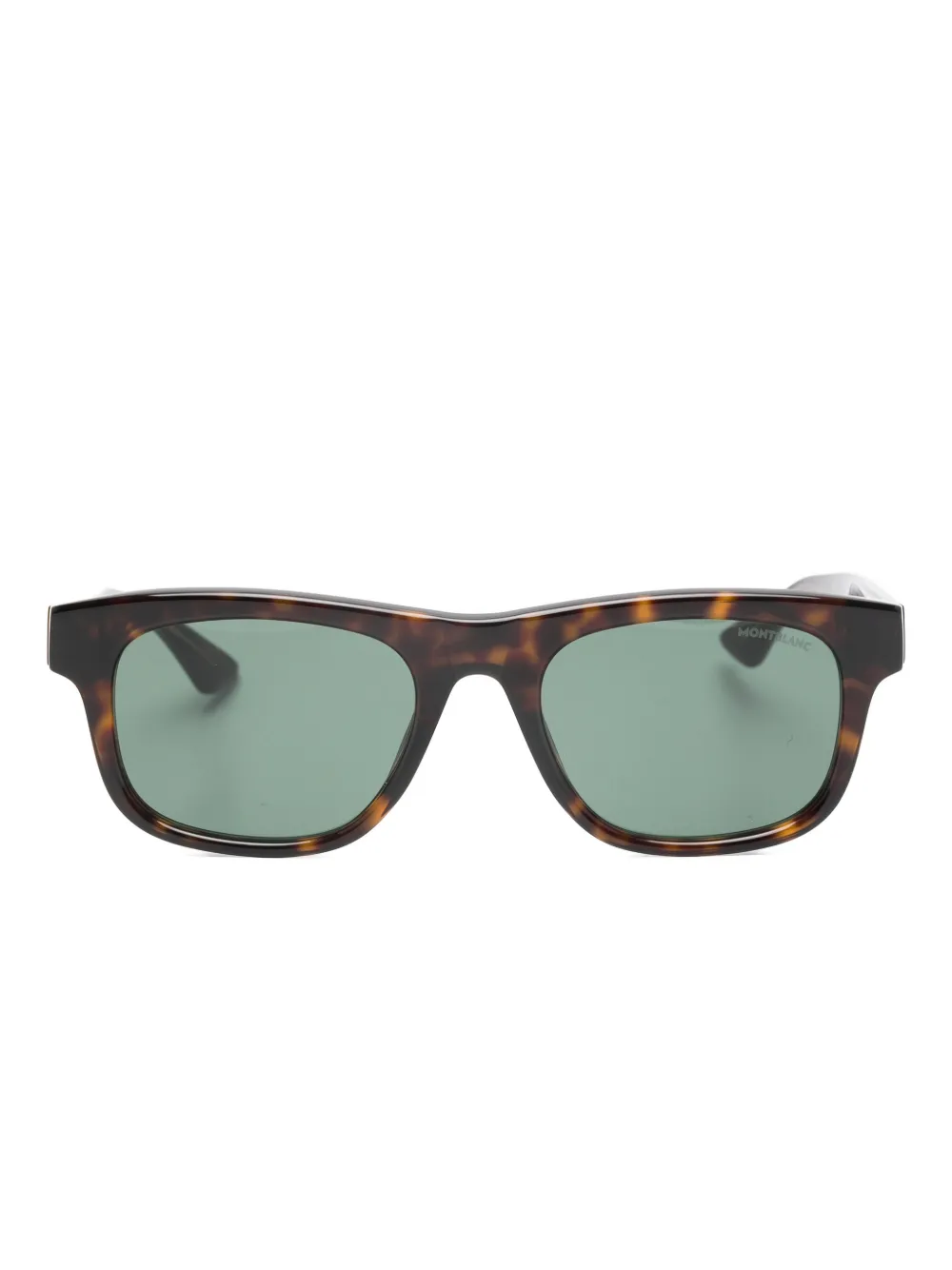 MONT BLANC EYEWEAR geometric sunglasses - Marrone
