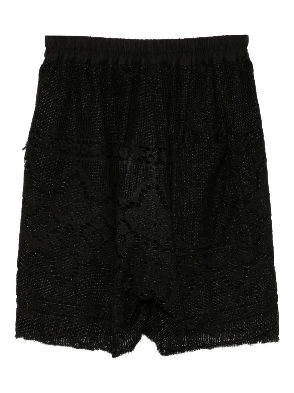 By Walid lace-embellished shorts | Drop-Crotch Shorts | Image 2