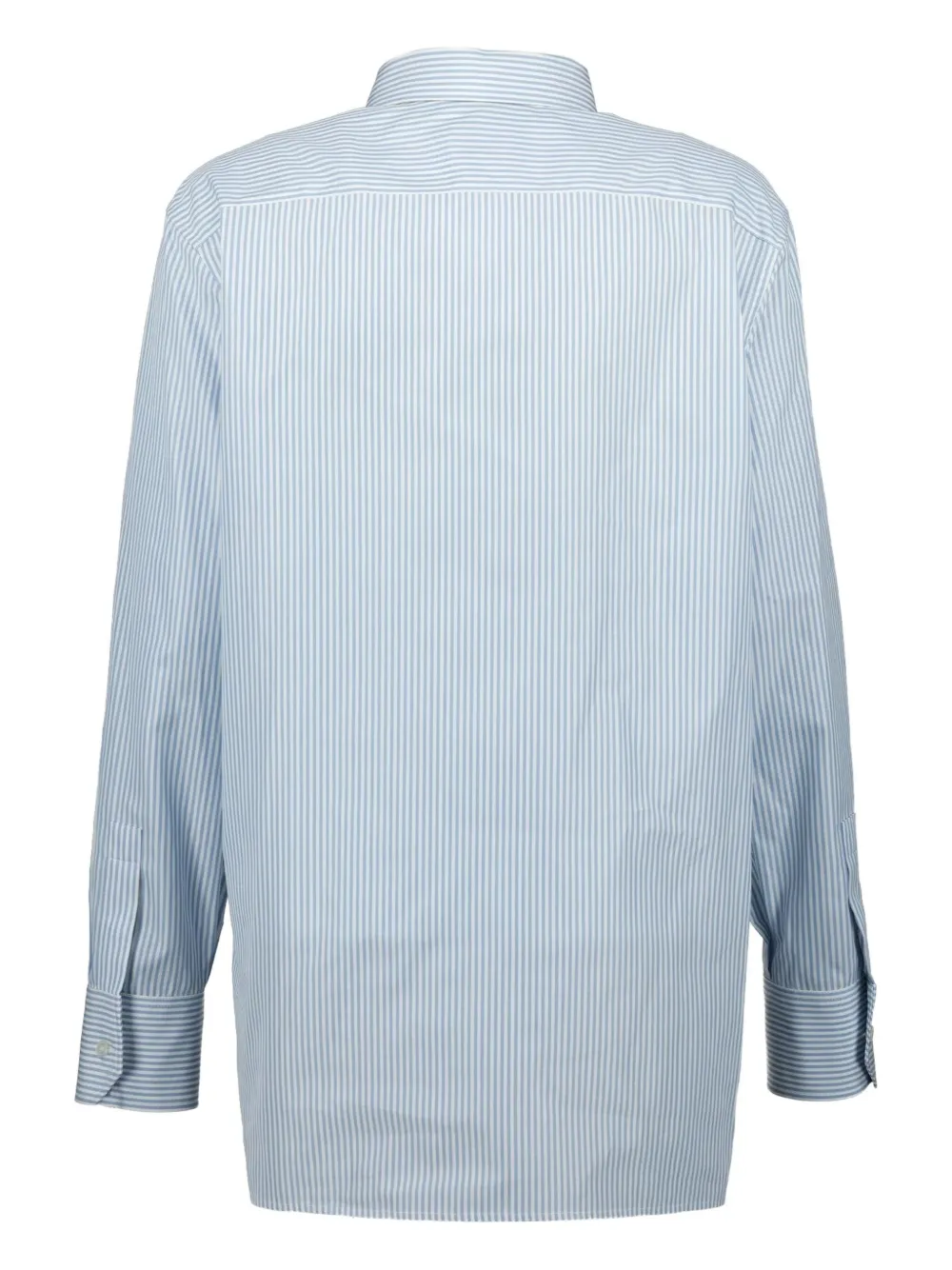 Saint Laurent striped cotton shirt - Blauw