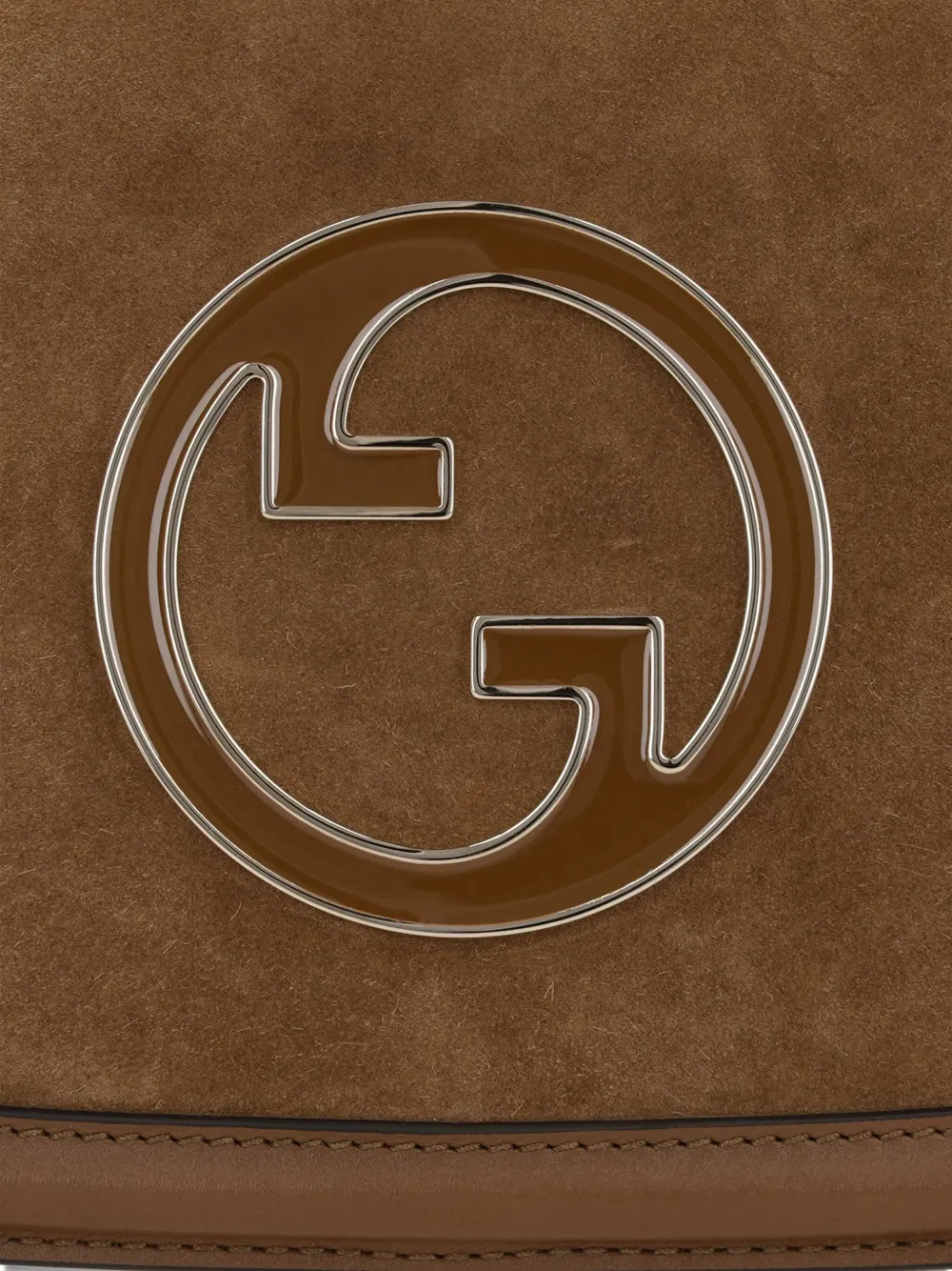 Gucci large Blondie Interlocking G cross body bag Bruin