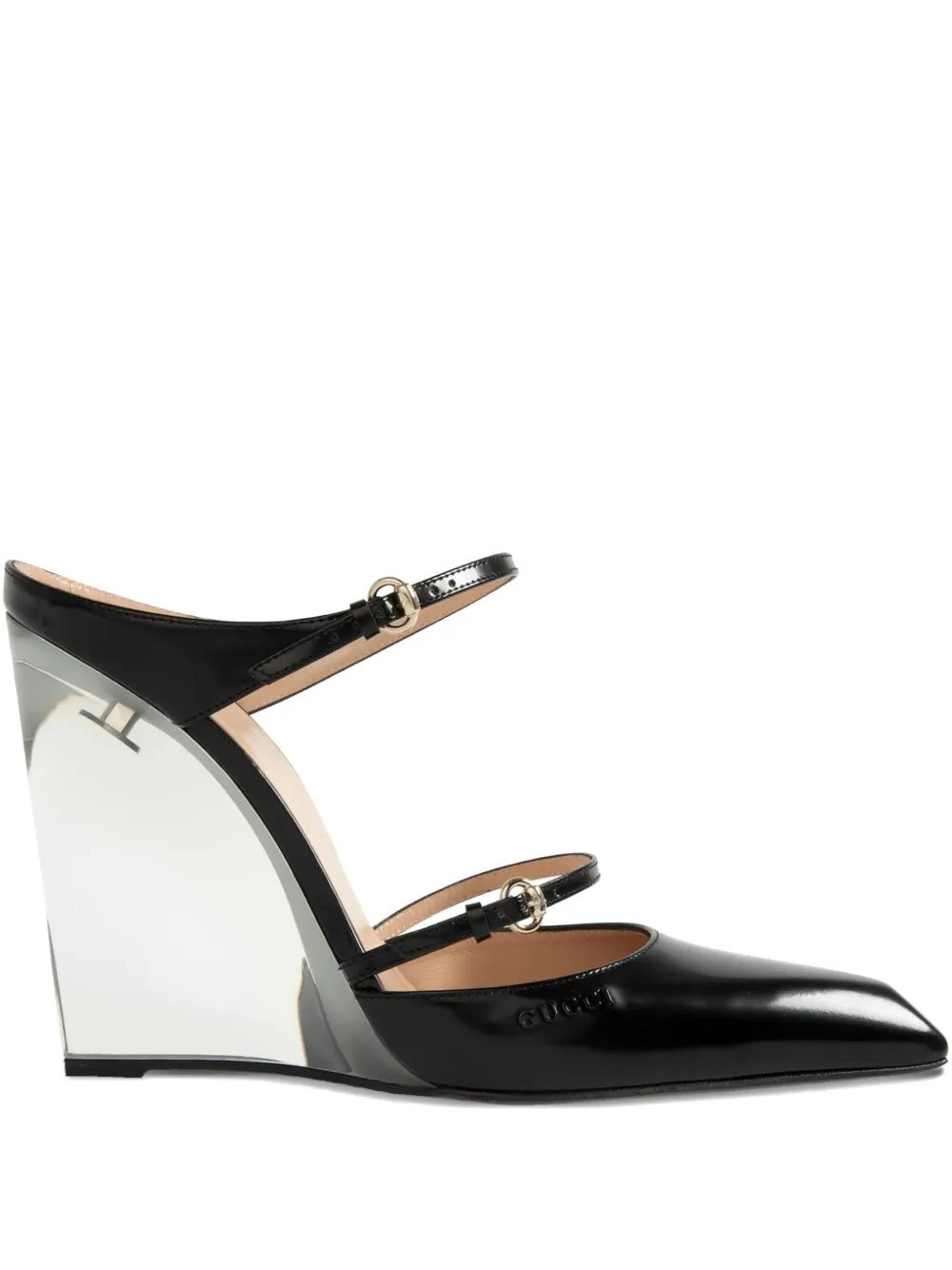 Gucci 110mm Wedge-heel Pumps In Black