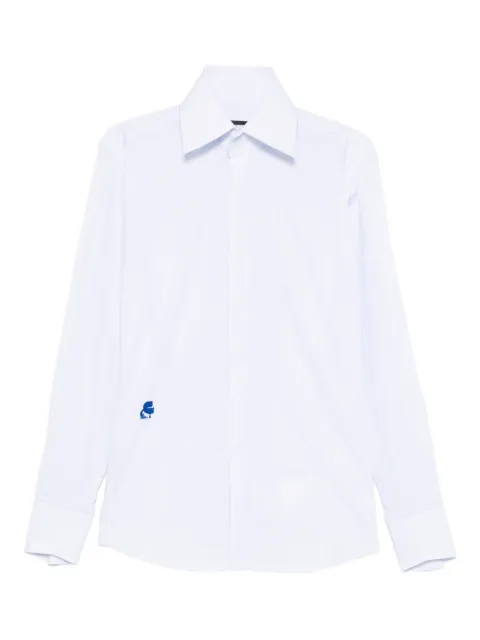 Karl Lagerfeld logo-embroidered shirt