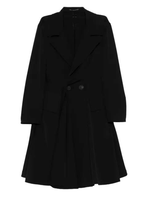 Yohji Yamamoto notched-lapel coat