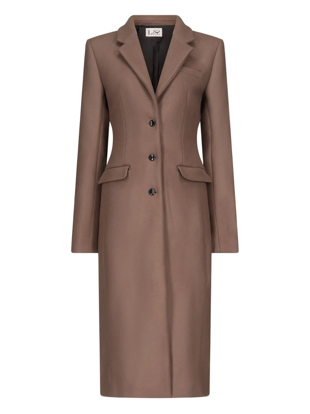 Ludovic de Saint Sernin Cappotto con bottoni - Marrone