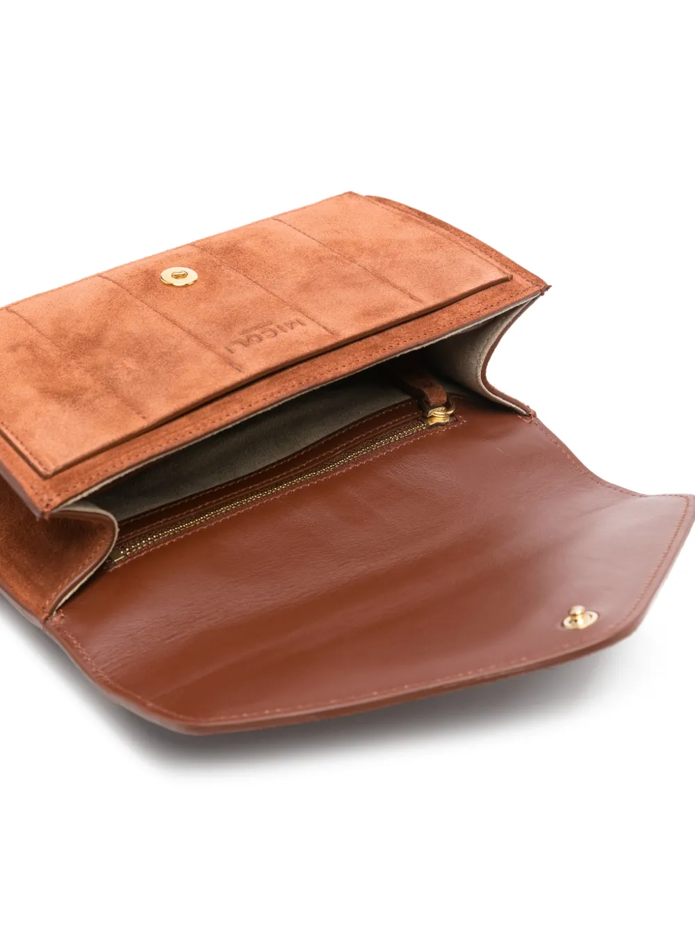 Micoli Intasca Envelope Crossbody Bag In Brown