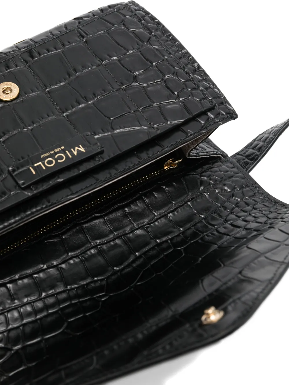 Micoli Intasca Crossbody Bag In Black