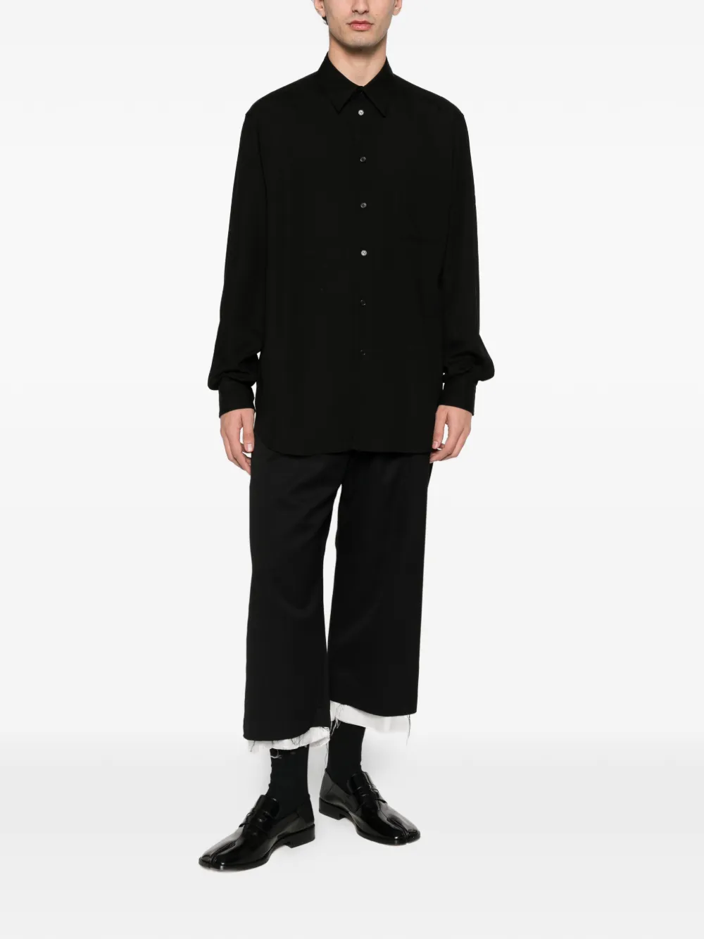 Yohji Yamamoto camisa con bolsillo en el pecho | Image 2