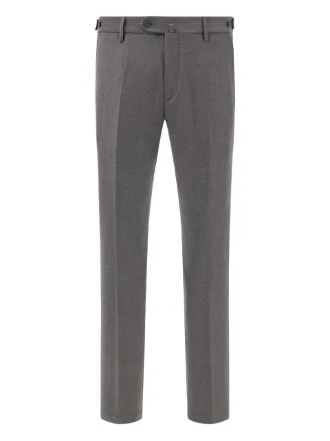 Boggi Milano stretch flannel tailored trousers