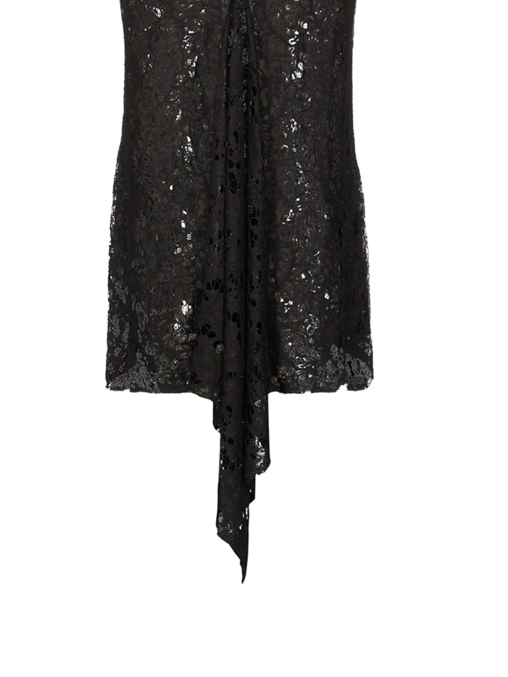 Ludovic De Saint Sernin Anthonia Lace Midi Dress In Black