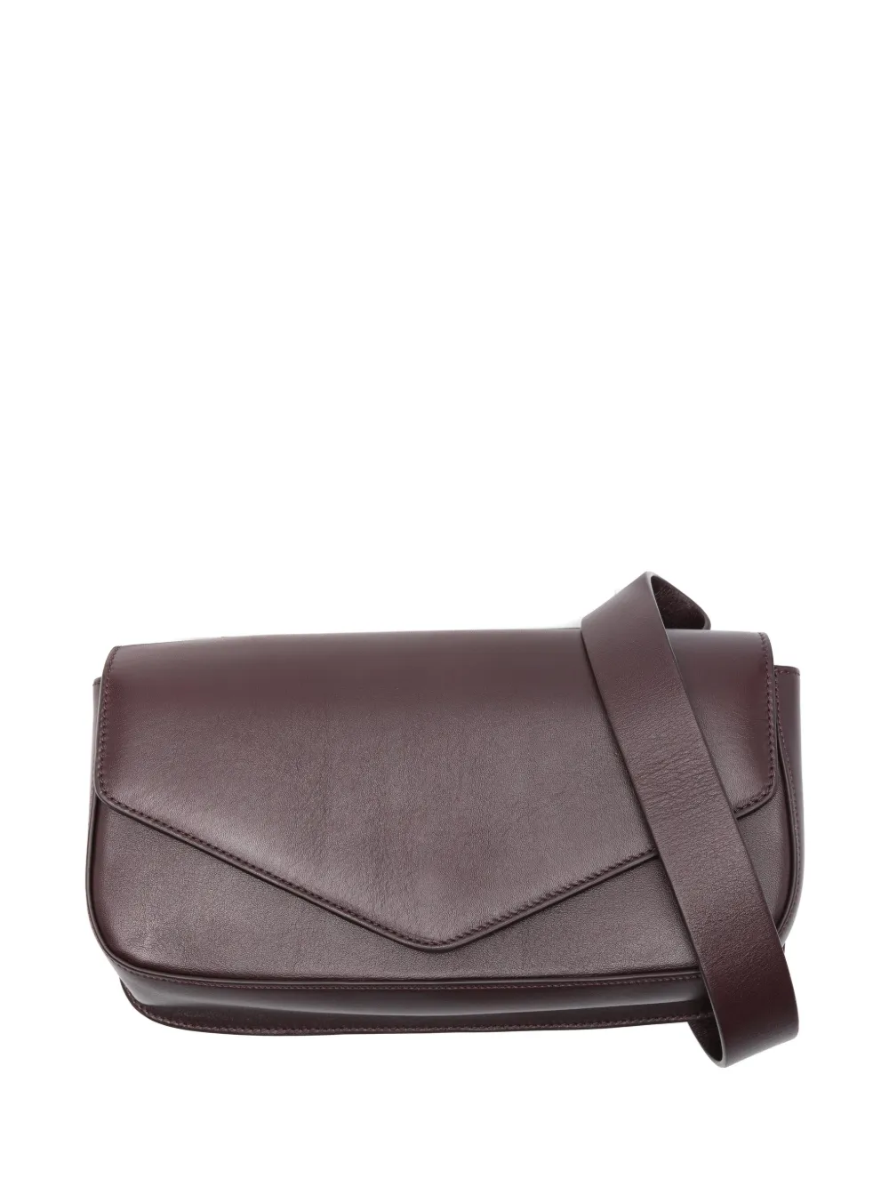 MICOLI medium Giornal envelope crossbody bag - Rosso