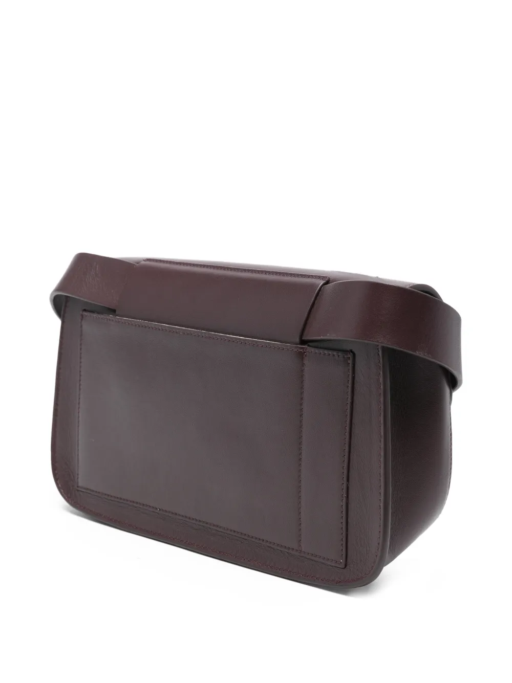 Micoli Medium Giornal Envelope Crossbody Bag In Burgundy