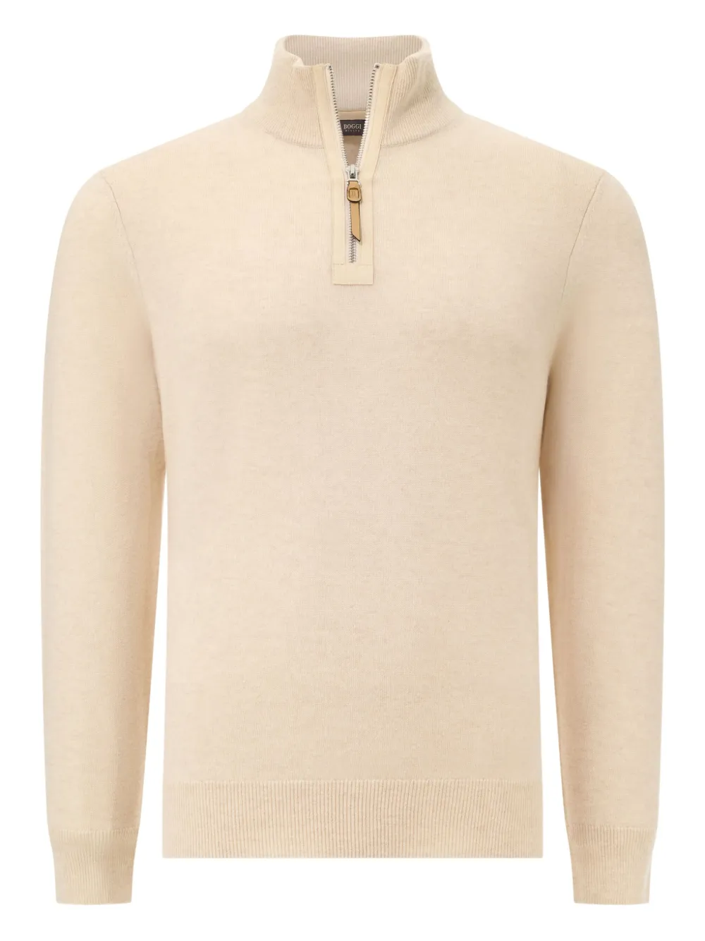 Boggi Milano suéter con medio cierre | neutro | Image 1
