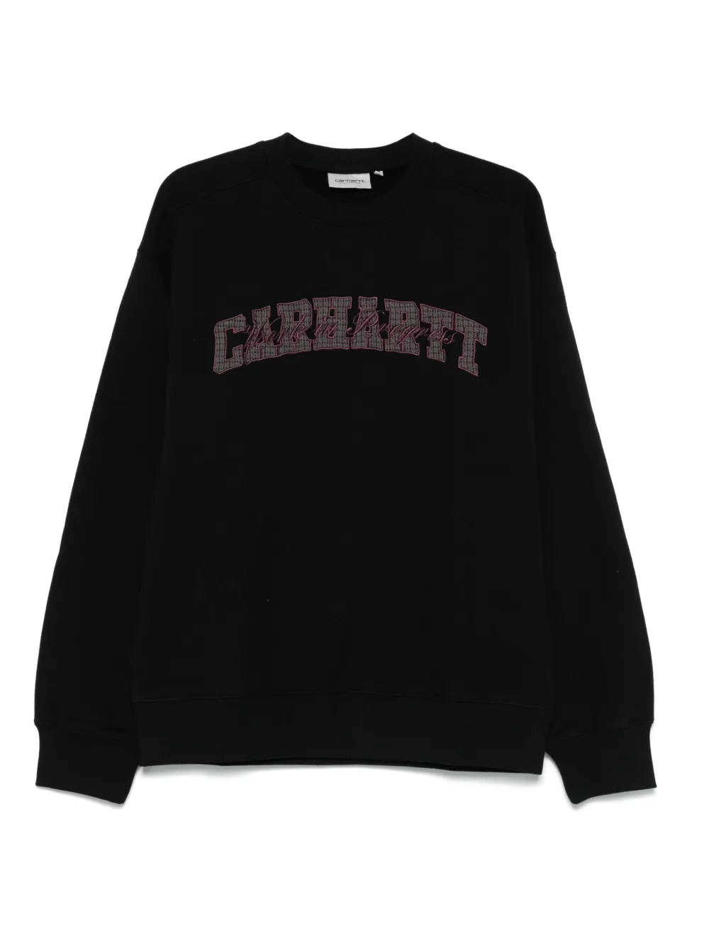 Carhartt Big School Logo Sweatshirt In Black