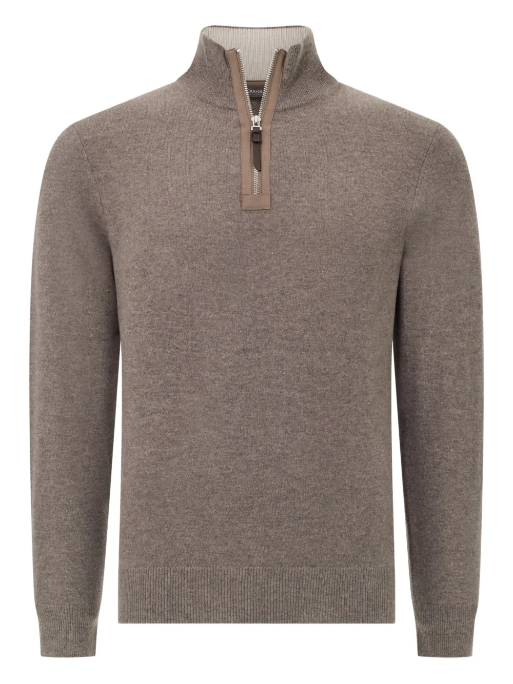 Boggi Milano half-zip pullover | Neutrals | Image 1
