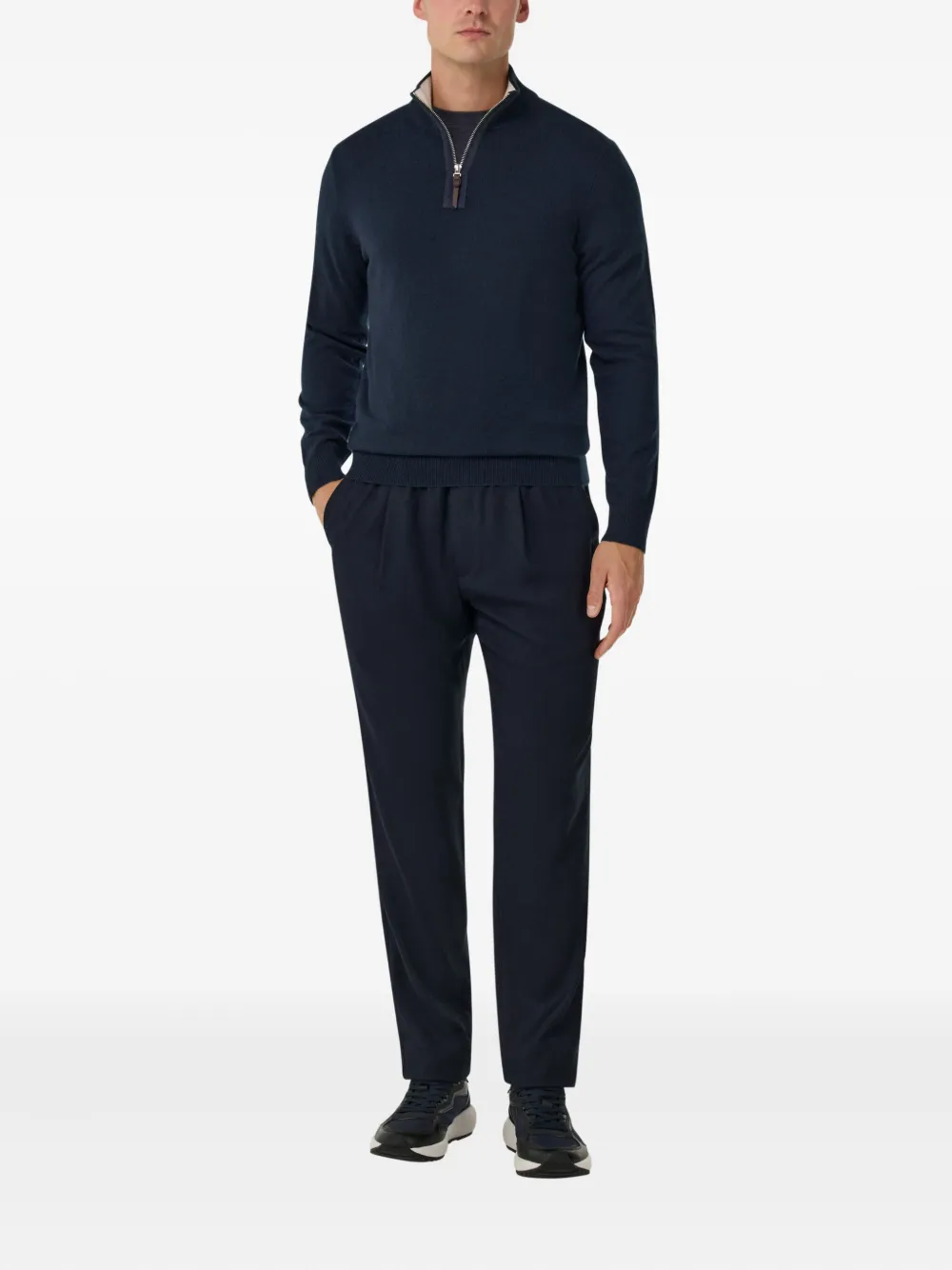 Boggi Milano half-zip sweater | Knitted Sweaters | Image 2