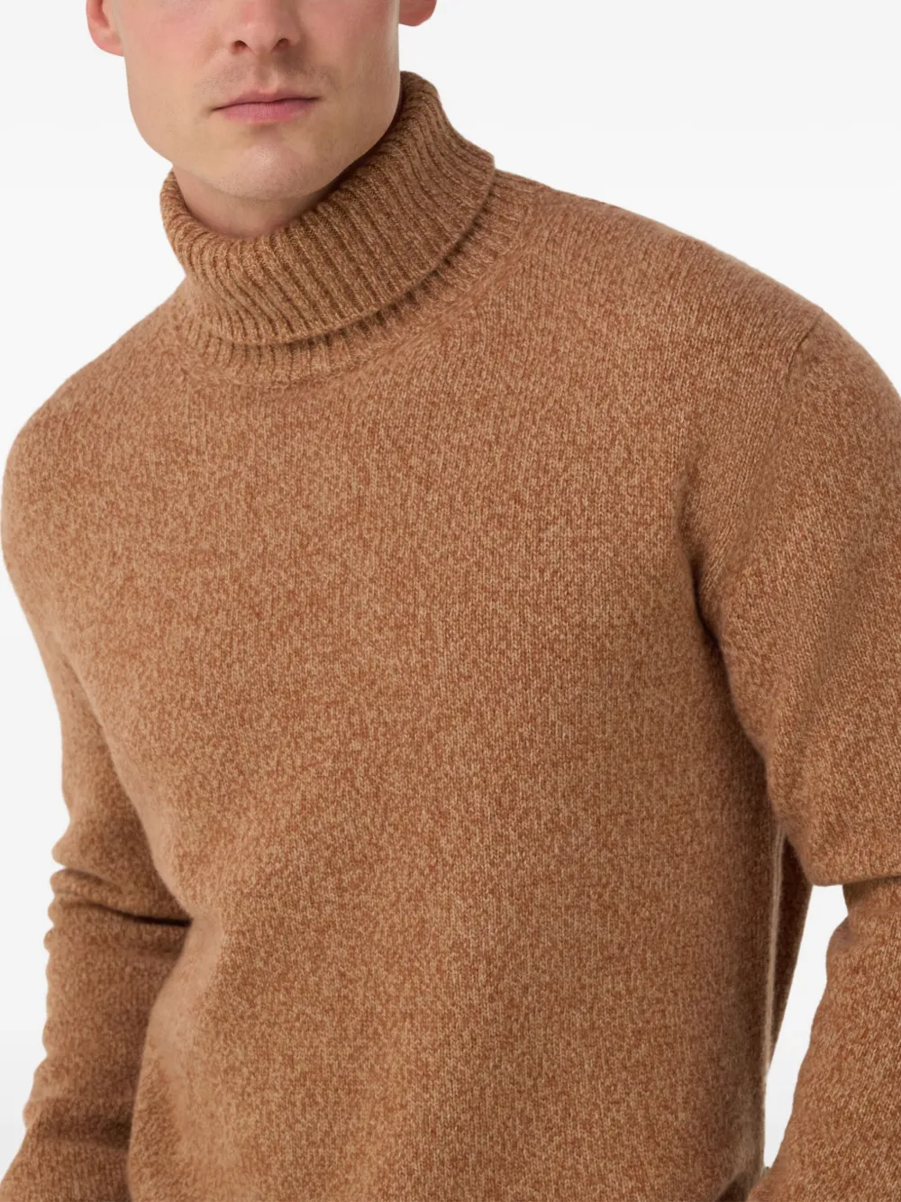 Boggi Milano Wollen coltrui Bruin