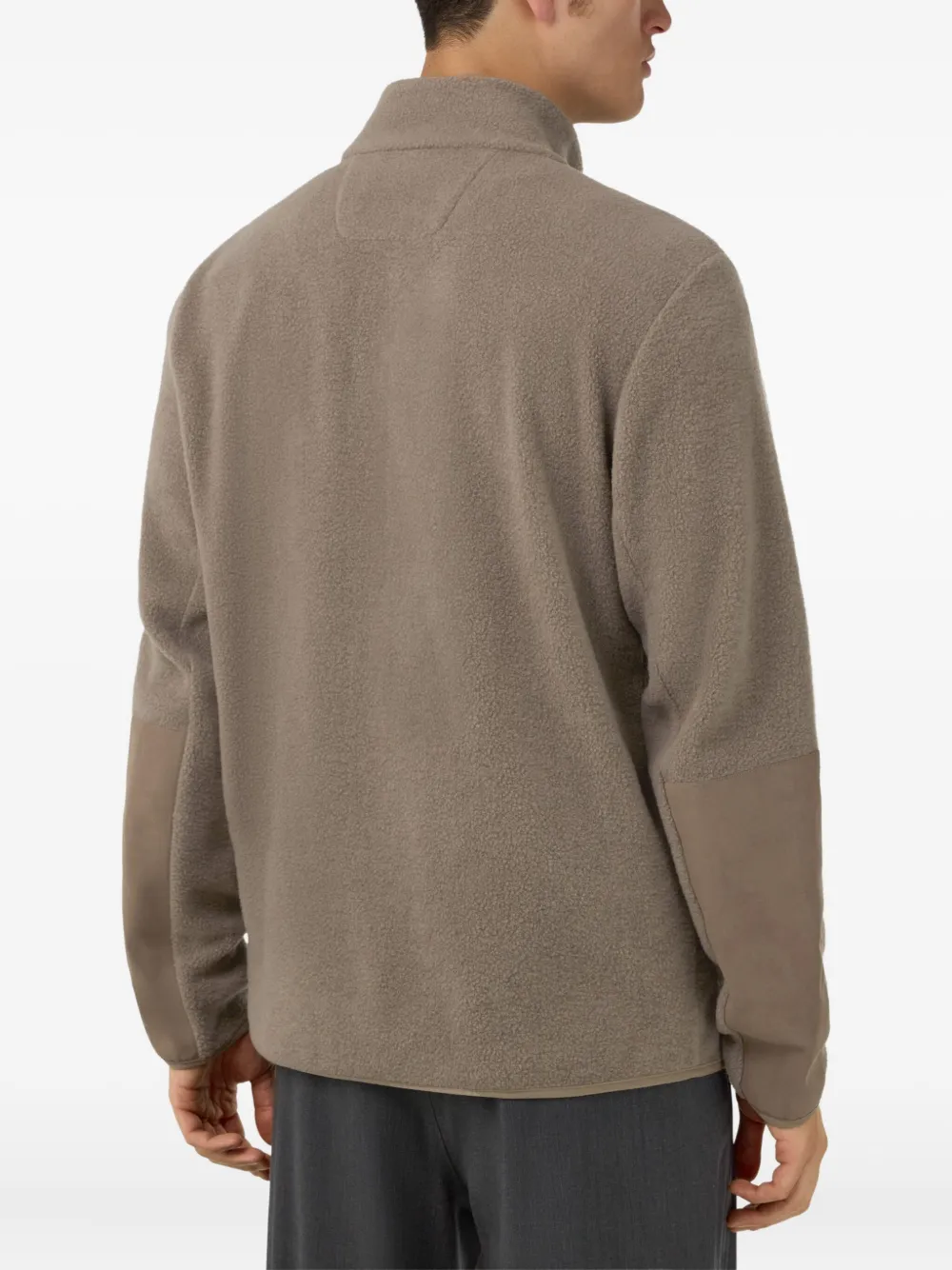 Boggi Milano Sweater met rits Beige