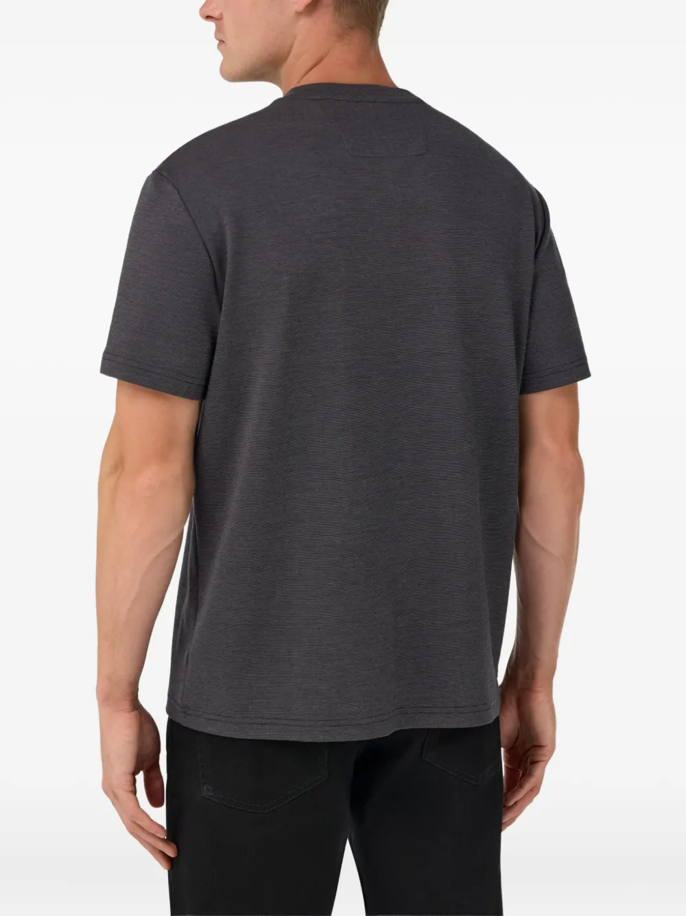 Boggi Milano T-shirt met ronde hals Grijs