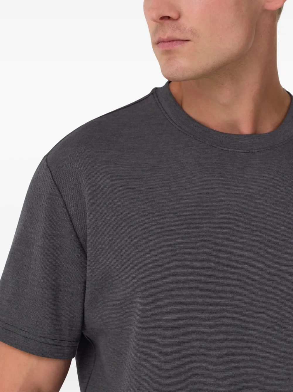 Boggi Milano T-shirt met ronde hals Grijs