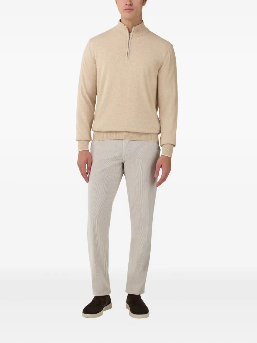 Boggi Milano half-zip sweater | Knitted Sweaters | Image 2