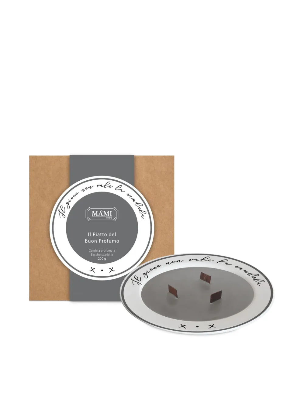 BACI MILANO piccolo 200G candle | gris | Image 1