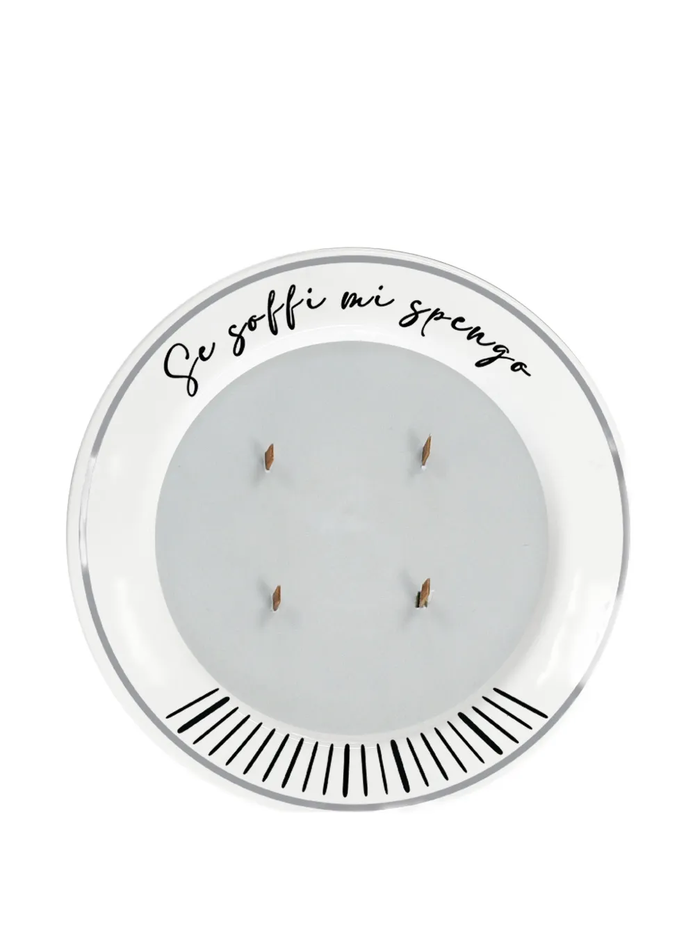 BACI MILANO scarlet berries candle - Wit