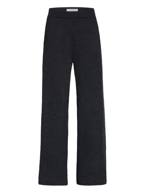 NELLS NELSON Danette herringbone-pattern trousers